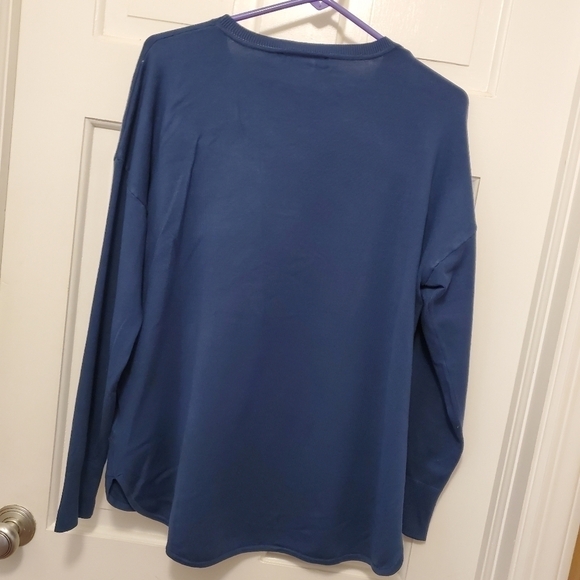 Ellen Tracy Slate Blue Knit Pullover Size 1X, classic, casual - Picture 7 of 10